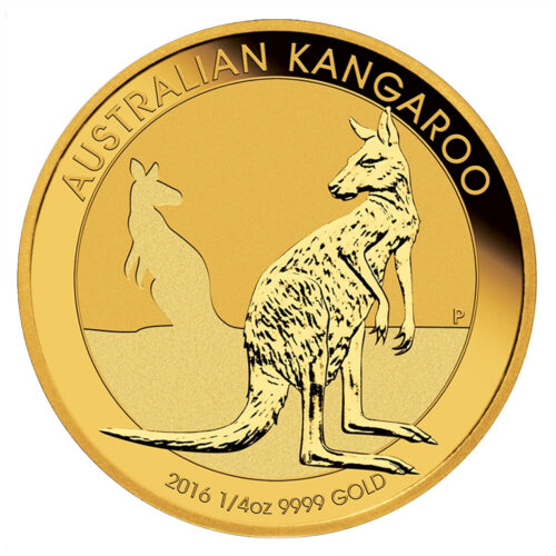 Australijski kangur 1/4 oz - Złota moneta bulionowa 1/4 uncji 25 AUD