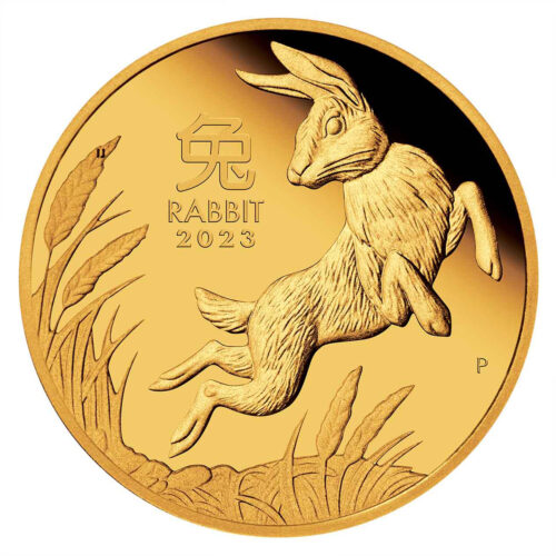 Australijski Lunar Rok Królika 1 oz - Złota moneta bulionowa 1 uncja 100 AUD