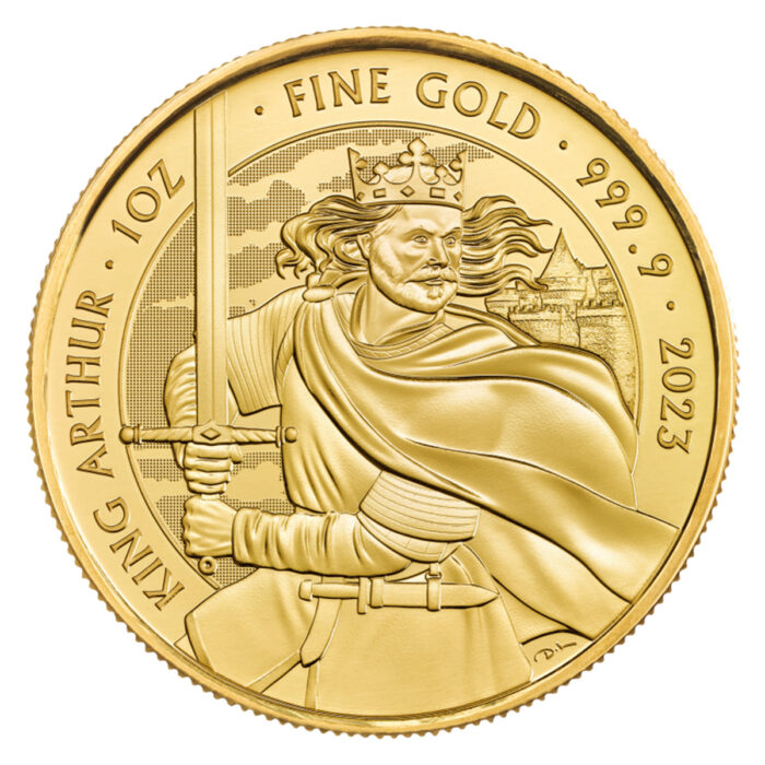 Król Artur 1 oz - Złota moneta bulionowa 1 uncja 100 GBP