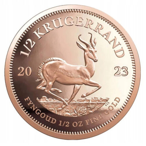Krugerrand 1/2 oz - Złota moneta bulionowa 1/2 uncji