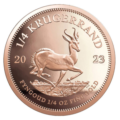 Krugerrand 1/4 oz - Złota moneta bulionowa 1/4 uncji