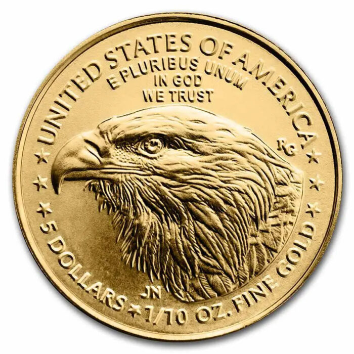 Amerykański orzeł 1/10 oz - Złota moneta bulionowa 1/10 uncji