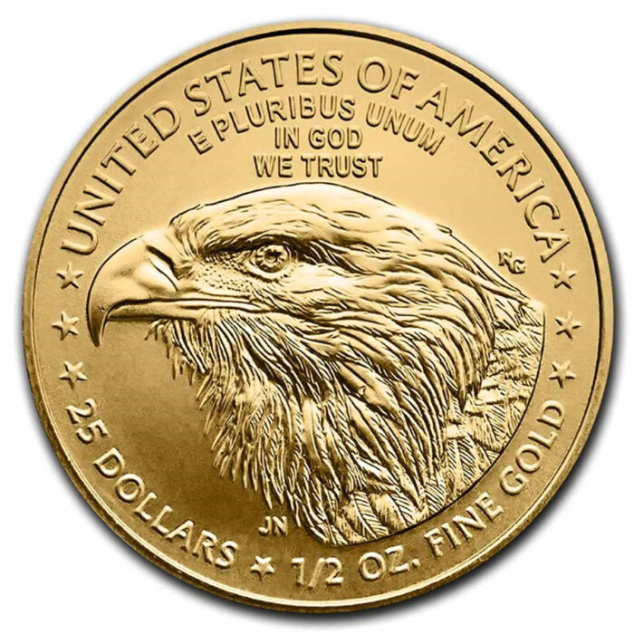 Amerykański orzeł 1/2 oz - Złota moneta bulionowa 1/2 uncji